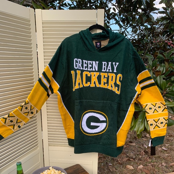 NWT - NFL Green Bay Packer Christmas Sweater - Picture 2 of 8
